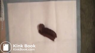 girl shits long ass turd