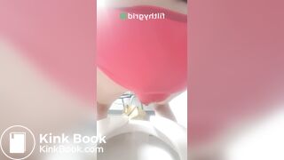 knickers mess over toilet