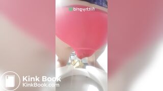 knickers mess over toilet