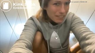 Girl shits in a jar - video 2
