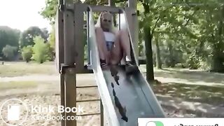 Pooping on sliding