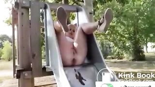 Pooping on sliding