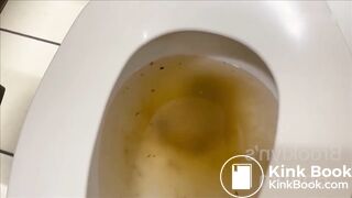 Teen scat toilet