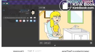 Blonde Girl Pooping In Toilet