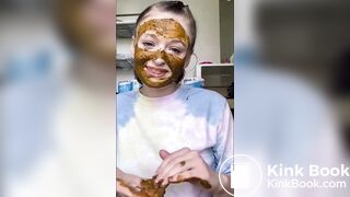 Kinky young slut messy diaper