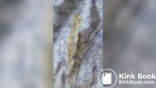 Wife's poop stained panty after work