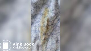 Wife's poop stained panty after work