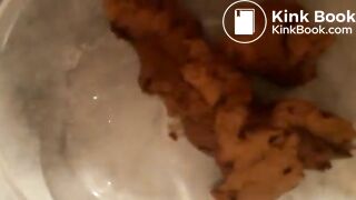 my fat pigwife shits in a container