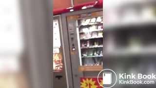 Nasty woman poops in photo booth