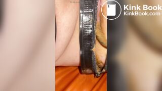 Using anal hook to loosen shit