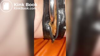 Using anal hook to loosen shit