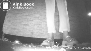 nightcam camera caught a teen girl