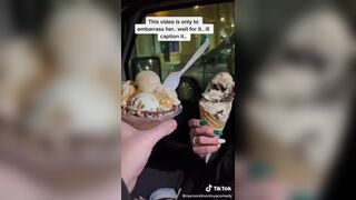Just got Ice cream but...