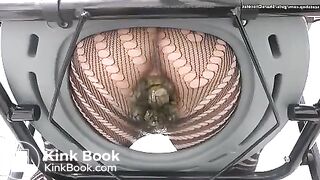 Big poop in fishnets - video 2