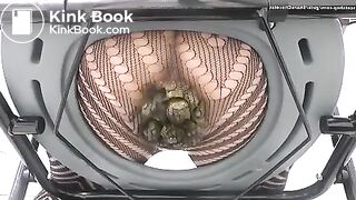 Big poop in fishnets - video 2