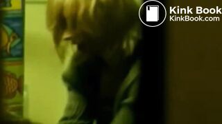 Just a girl on the toilet. Nothing else.