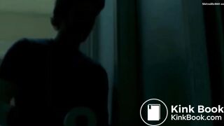 Just a girl on the toilet. Nothing else.