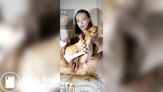 dirty mom loves scat play