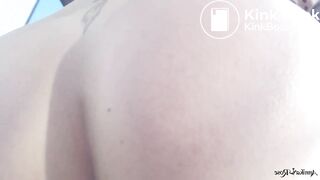 Hot girl shitting outside - video 2