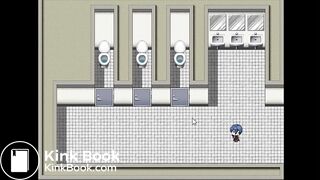 school girl pooping