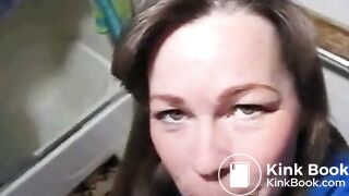 woman shits while recording youtube response