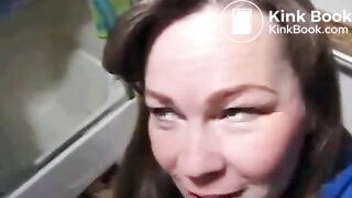 woman shits while recording youtube response