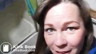 woman shits while recording youtube response