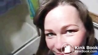 woman shits while recording youtube response