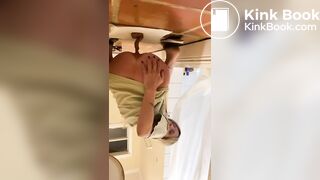 Sexy Blonde Floor Poop