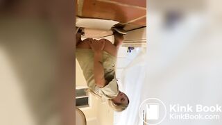 Sexy Blonde Floor Poop