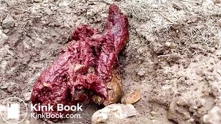 Hot girl shitting outdoors - video 7