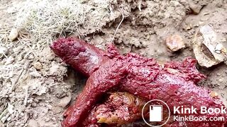 Hot girl shitting outdoors - video 7