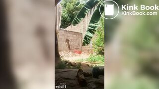 Hot girl shitting and masturbating outdoors