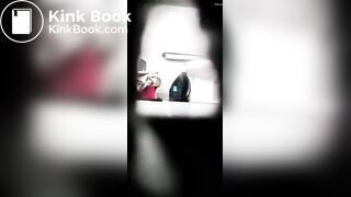 gym girl uses public toilet voyeur