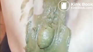 Nice lady in dirty scat session.