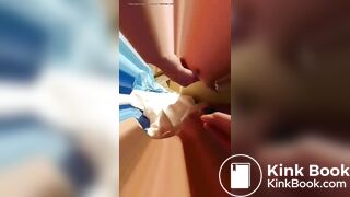 Amateur Japanese woman poop eating