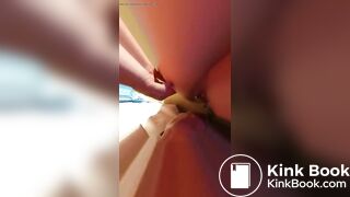 Amateur Japanese woman poop eating