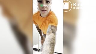 Standing toilet shit - video 2