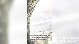 Brazilian girl shits down her leg