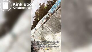 Brazilian girl shits down her leg