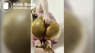 blonde pawg shit smearing