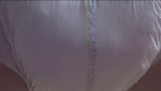 Girl pushes out Big Mess right in your face