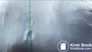 Girl pushes out Big Mess right in your face