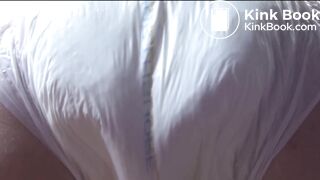 Girl pushes out Big Mess right in your face