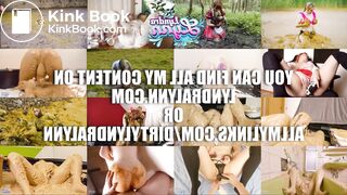 Christmas Panty Filling tripple panty poop