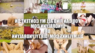 Christmas Panty Filling tripple panty poop