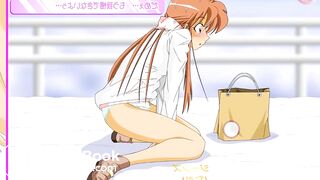Panty poop in snow