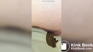 Cute girl poop scene 008