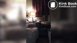 Hot girl pissing and shitting in living room