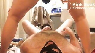 Hot girl shits on a plate for her guy